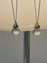 stone long necklace
