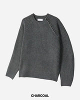 Bark Zipper Round Knit