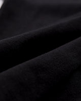 Mwoong コットンジャージースクープTシャツ(ブラック)