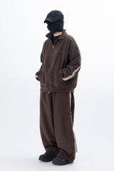 Selma Ethnic Fleece Set-up Track Pants