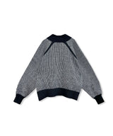 UNISEX プレーティングジップニット