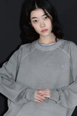26FW★ボヌール パピー ピグメント ラグラン スウェットシャツ