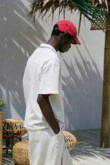 MU-WI PIN-KNIT 1/2 COLLAR-TEE (Oatmeal)