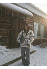 Style Hooded Wool Suede Coat