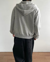 Fog Crop Hoodie Zip-UP