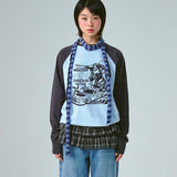 [UNISEX]レーサービンテージラグランロングスリーブTシャツ