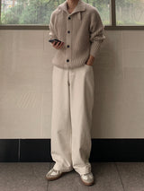 Modern Loose Bizo Button Cardigan