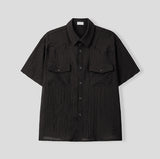 Rodin Wrinkle Two-Pocket Short Sleeve Shirt