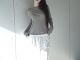 バラ長袖Tシャツ