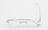 No.0834 geekchic silver glasses