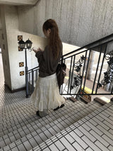 オカオフショルダーフーディー