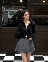 [BELLIDE MADE] RADD, KNIT TWO-WAY ZIP-UP PARKER