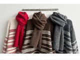 Core Soft Stripe Muffler Knit Set