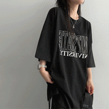 VD Boxy Loose Short-Sleeved T-Shirt