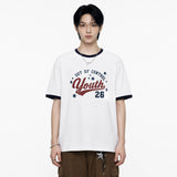 アウト オブ コントロール オーバーフィット リンガー Tシャツ (3color)