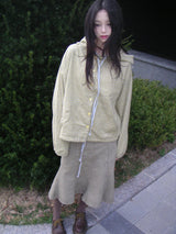 garment midi skirt