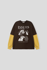 ISSUES Layered Over Long Sleeve T-Shirt 3C