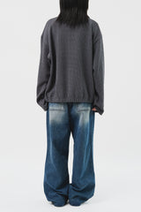 Junky Knitted Zip Up (3color)