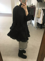 アプリコットピンタックドレス (3 Colors)