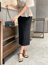 Jed-in Drape Chiffon Peplum Blouse