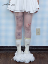 SS26 Printed Tights