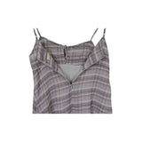 bead checkered dress