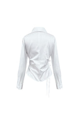 HALO WRAP SHIRT / WHITE