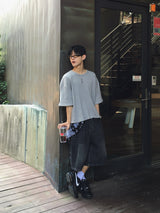  Avin Crop Waffle Short Sleeve T-Shirt 4C