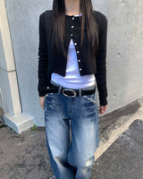 Basic U neck T