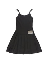 PLEATS MIDI ONE-PIECE (BLACK)