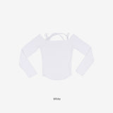 コリンチョーカーオフショルダーTシャツ