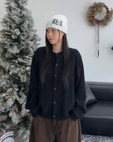 Moel Crop Brush Cardigan