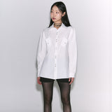  Two Pocket Western Shirt [white]