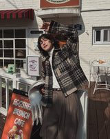 ハリスピンタックコーデュロイパンツ