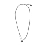 [MADE] 042 Cross clip chain necklace