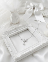 [fromis_9 Baek Jiheon Necklace] ムーンライトティアドロップカラーボーンネックレス