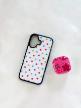 SODA POP DOT PATTERN 'MAGSAFE GLASS' PHONECASE