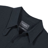 [24SS LSD COLLECTION] Cotton Seersucker Short-sleeve Shirt_Charcoal