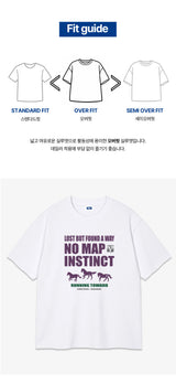 ノーマップインスティンクトオーバーフィットTシャツ (4color)