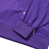 Sports Dept Logo Piping Nylon Pullover - Purple