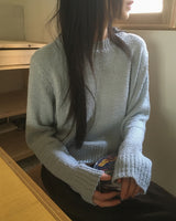 [4col🐰🤍/MADE] ハグベーシックラウンドニットウェア