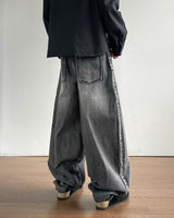Pove Curved Denim Pants