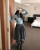[U-BASIC/wool 30%] メイトテンセルポーラ長袖