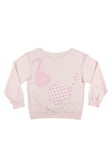 [BITTE DOSAN X SHAKIRI] MELODY OFF SHOULDER TOP (PINK)