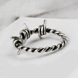 SVR-612 NTB Reloadable Silver Sliver925 Antique Silver Wire Ring Ring