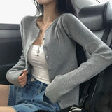 [BELLIDE MADE] ferry rib round knit cardigan