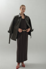 Knit Texture Top_Charcoal