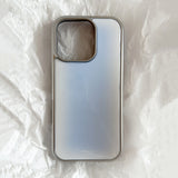 blur silver epoxy bumper case
