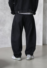 [UNISEX] カーペンターブラックデニムジャケット