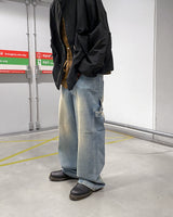 No.1133 engineer detail embro denim PT